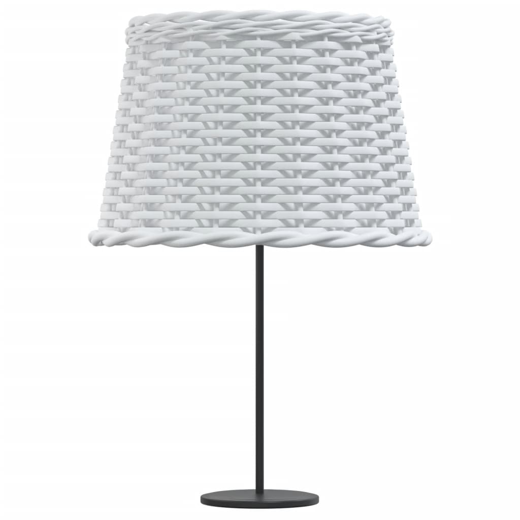 Paralume Bianco Ø40x26 cm in Vimini