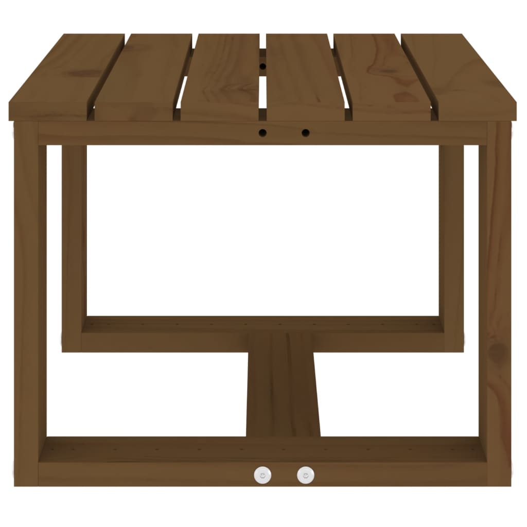 Tavolino da Giardino Ambra 40x38x28,5 cm Legno Massello Pino