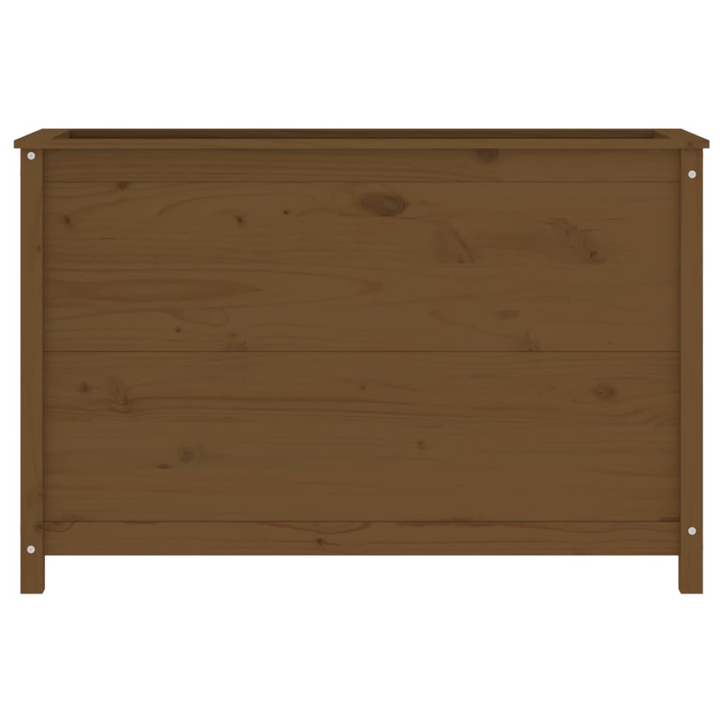 Fioriera Rialzata da Giardino Ambra 119,5x40x78cm Massello Pino