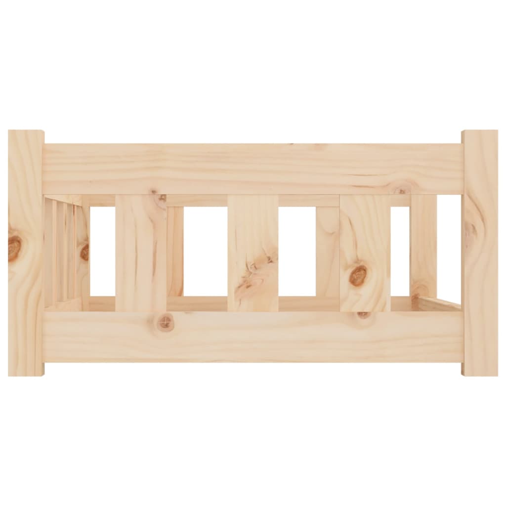 Cuccia per Cani 75,5x55,5x28 cm in Legno Massello di Pino