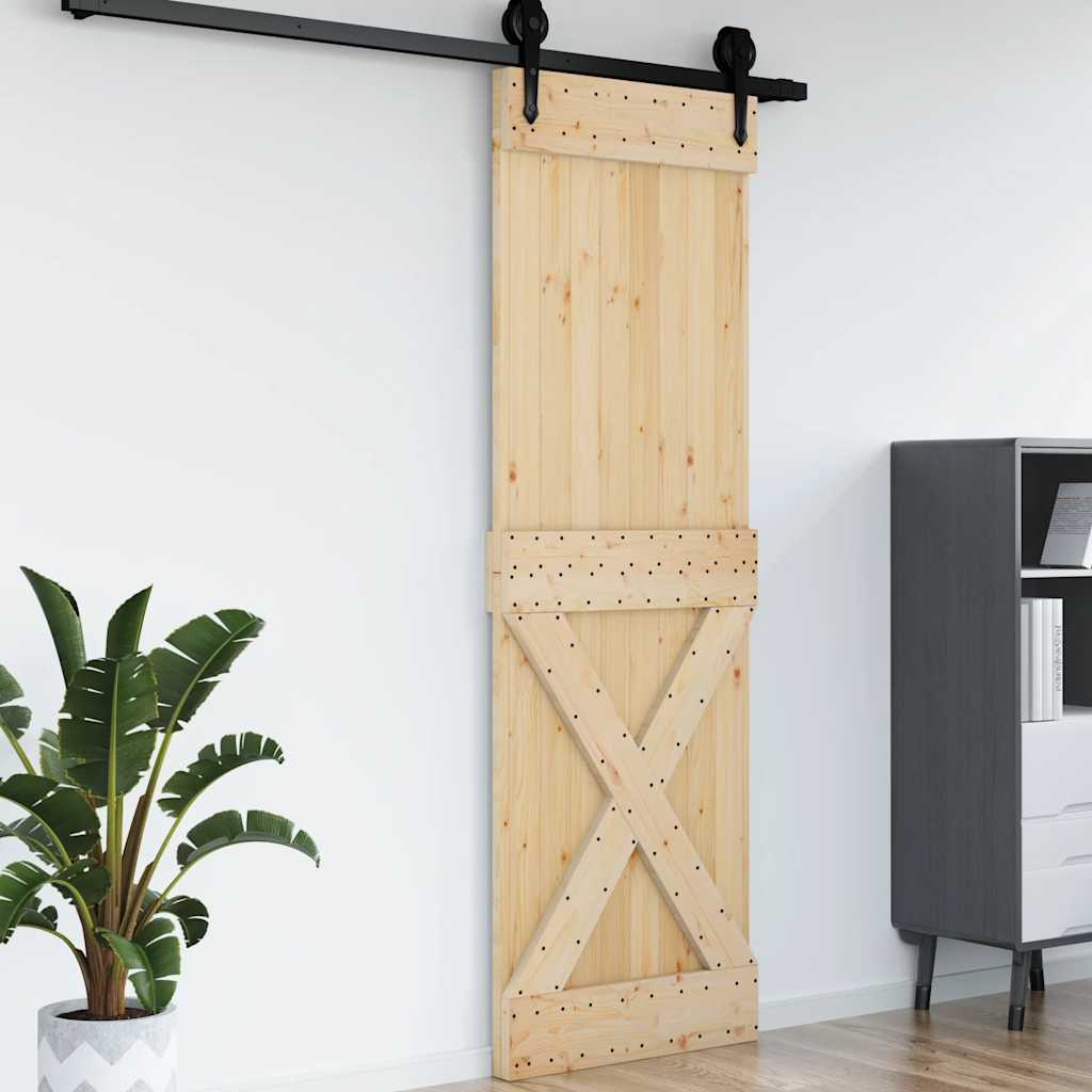 Porta NARVIK 70x210 cm in Legno Massello di Pino