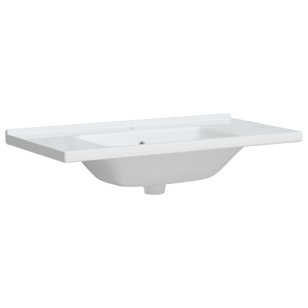 Lavandino da Bagno Bianco 91,5x48x19,5 cm Rettangolare Ceramica