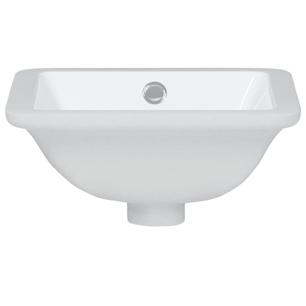 Lavandino da Bagno Bianco 30,5x27x14 cm Rettangolare Ceramica