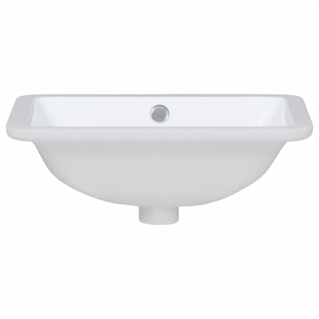 Lavandino da Bagno Bianco 41,5x26x18,5 cm Rettangolare Ceramica