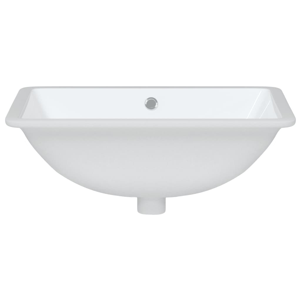 Lavandino da Bagno Bianco 55,5x37,5x19 cm Rettangolare Ceramica