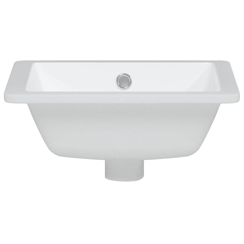 Lavandino da Bagno Bianco 36x31,5x16,5 cm Rettangolare Ceramica