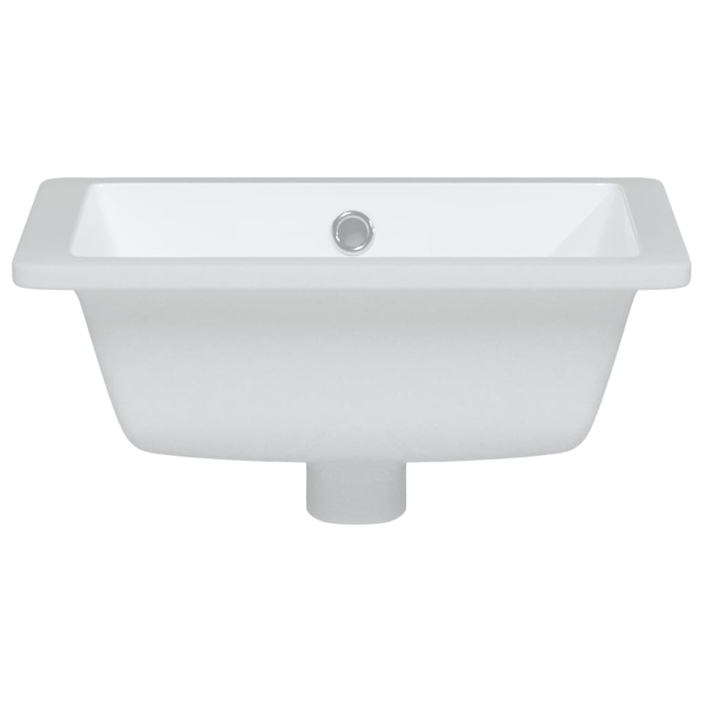 Lavandino da Bagno Bianco 39x30x18,5 cm Rettangolare Ceramica