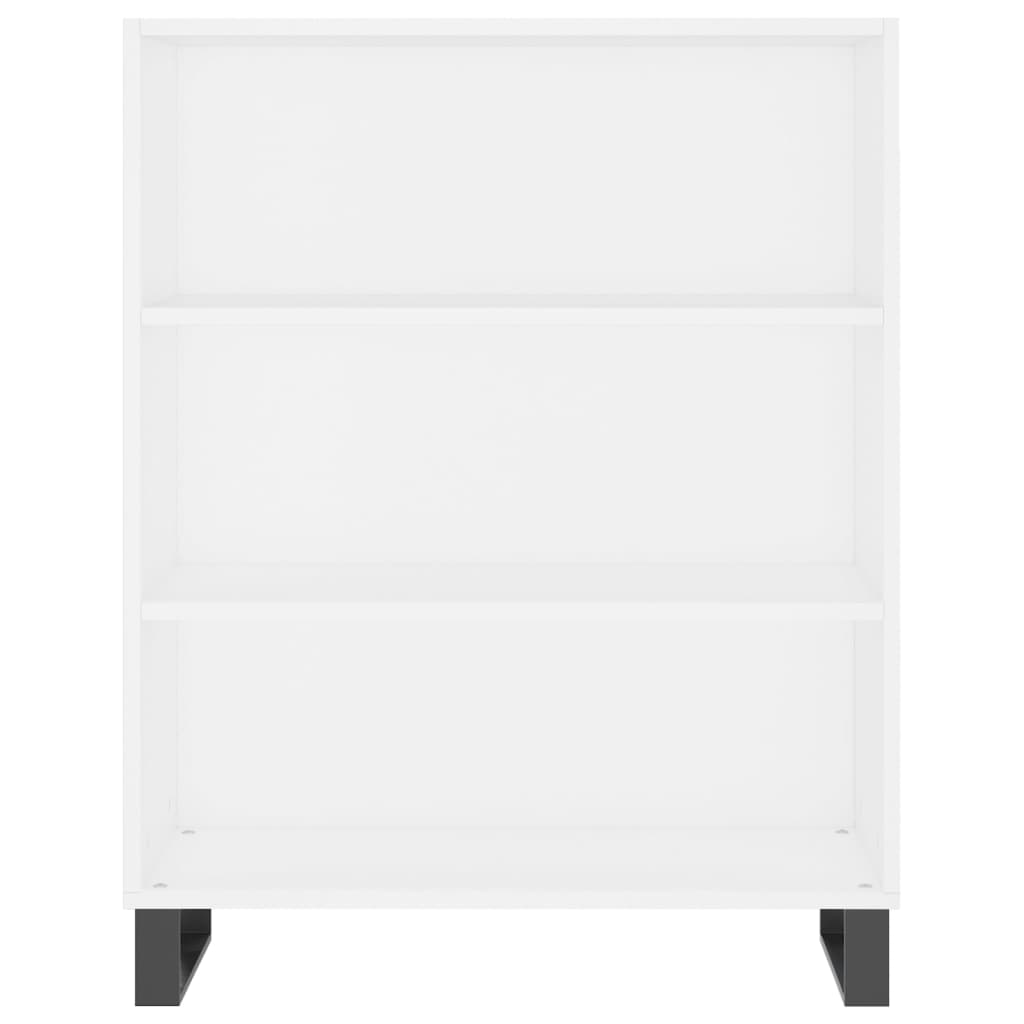 Scaffale Bianco 69,5x32,5x90 cm in Legno Multistrato