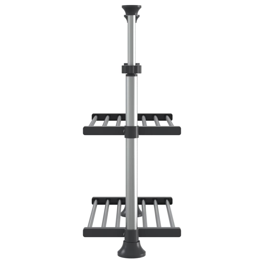 Ripiano da Cucina 50x25x(50-70) cm in Alluminio