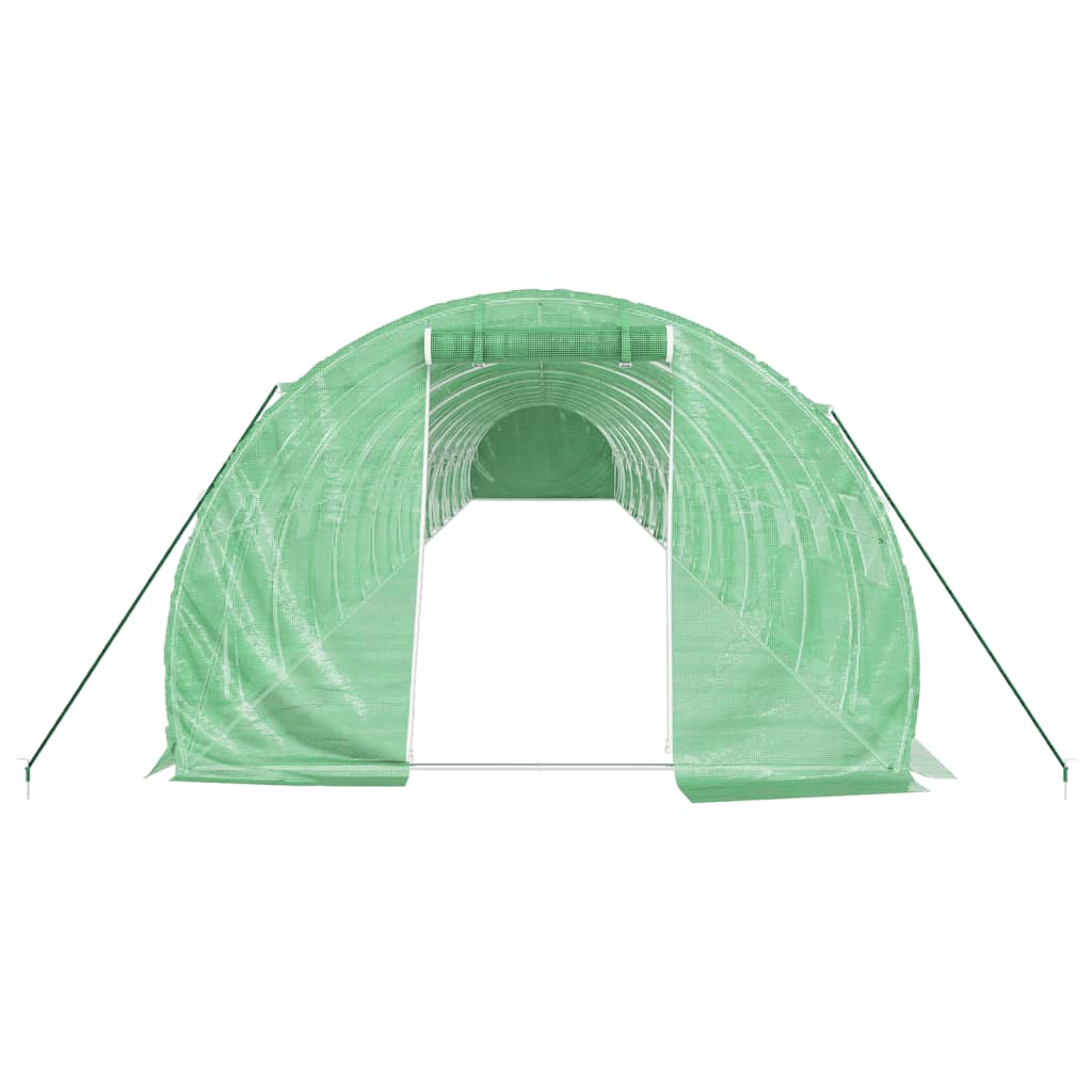 Serra con Telaio in Acciaio Verde 60 m² 20x3x2 m