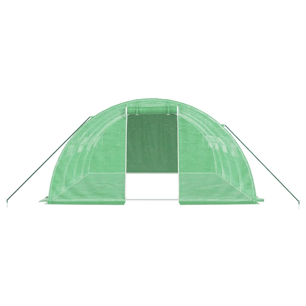 Serra con Telaio in Acciaio Verde 16 m² 4x4x2 m