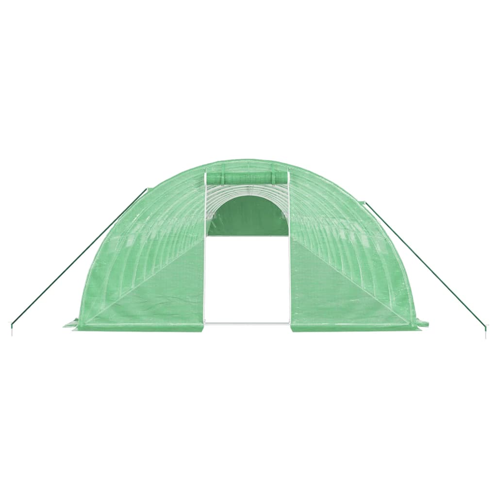 Serra con Telaio in Acciaio Verde 80 m² 20x4x2 m