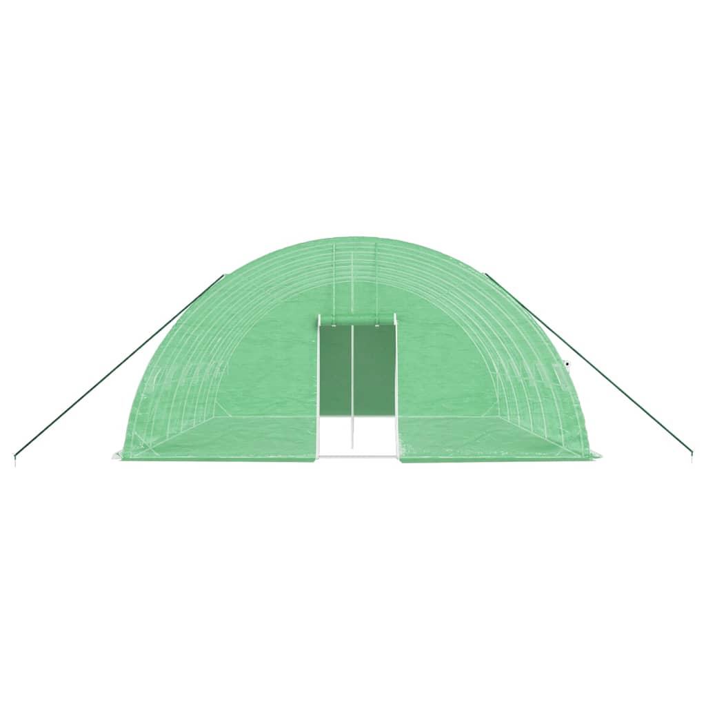 Serra con Telaio in Acciaio Verde 36 m² 6x6x2,85 m