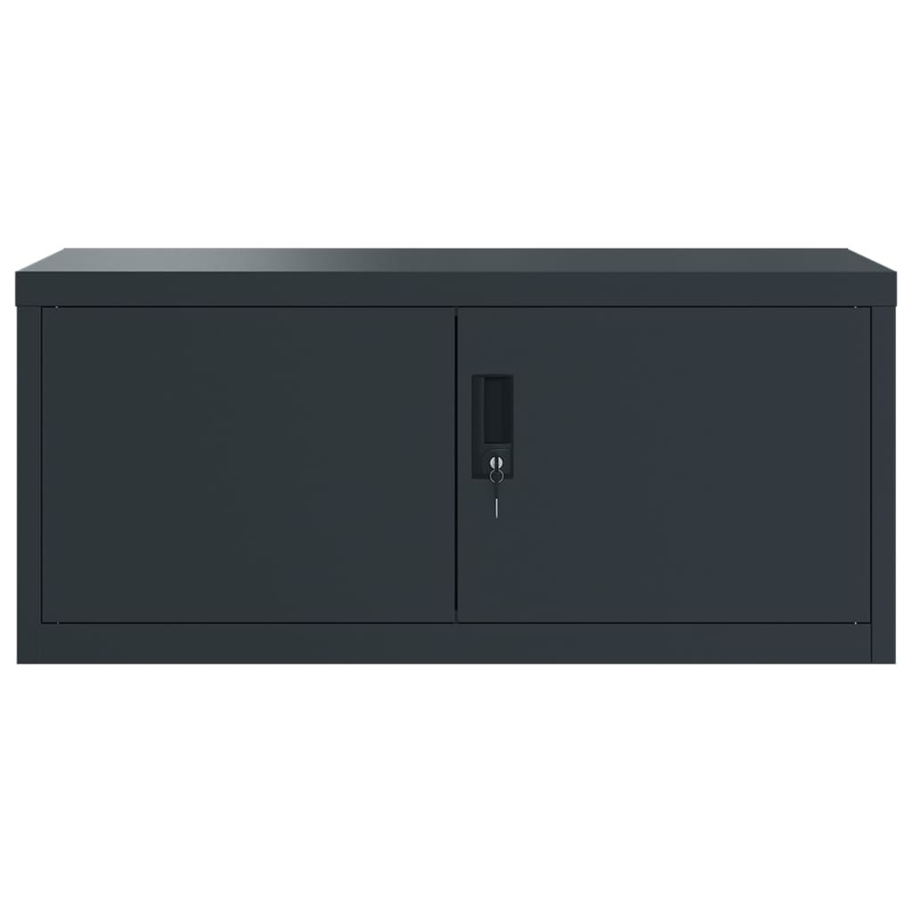 Armadio Classificatore Antracite 90x40x110 cm in Acciaio
