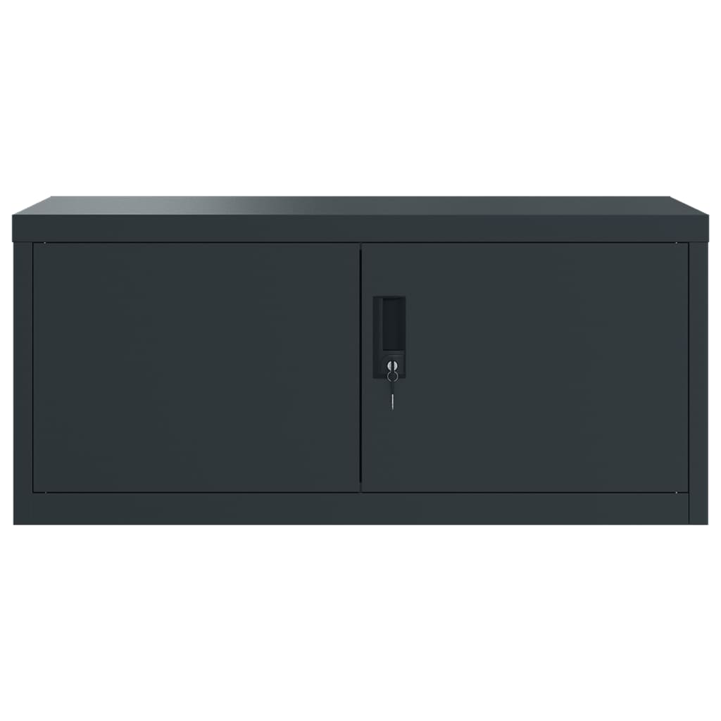 Armadio Classificatore Antracite 90x40x130 cm in Acciaio