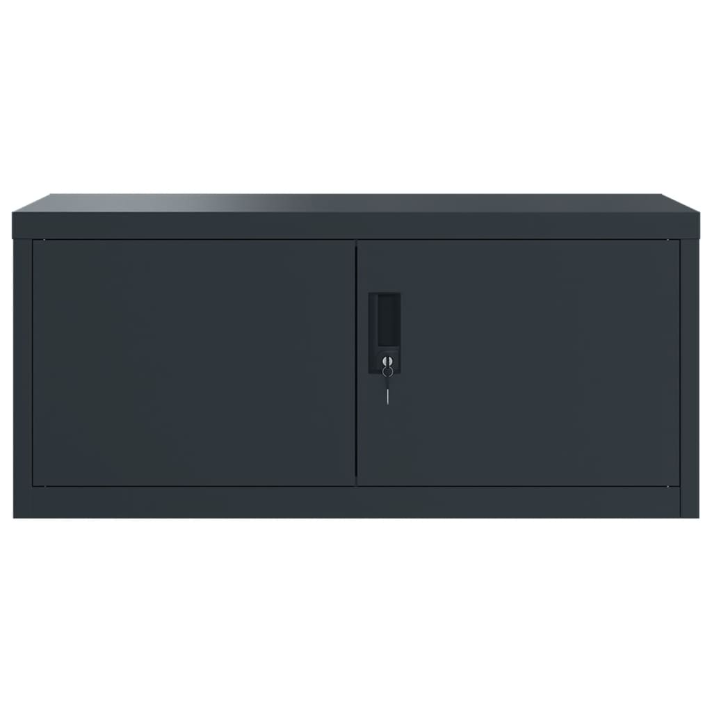 Armadio Classificatore Antracite 90x40x220 cm in Acciaio