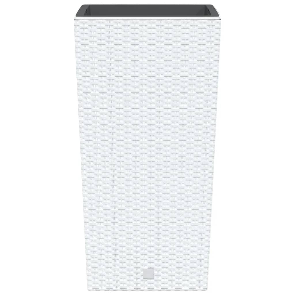 Fioriera con Interno Rimovibile Bianca 21 / 49 L PP Rattan