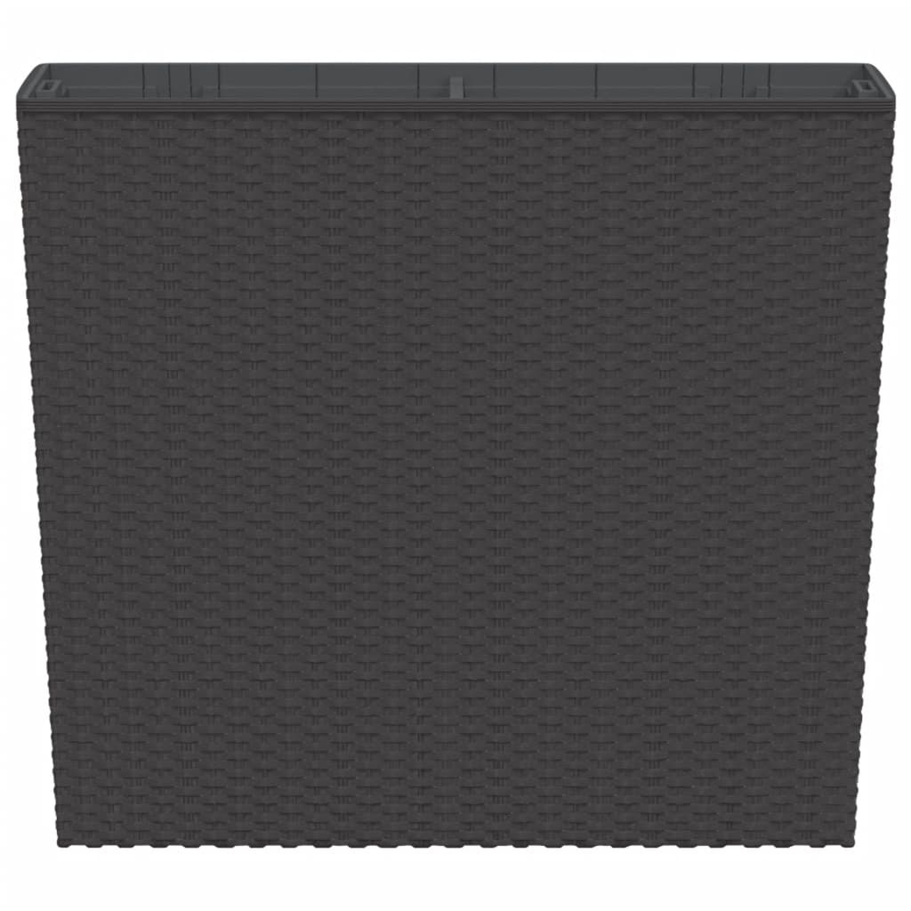 Fioriera con Interno Rimovibile Marrone 12 / 44 L PP Rattan