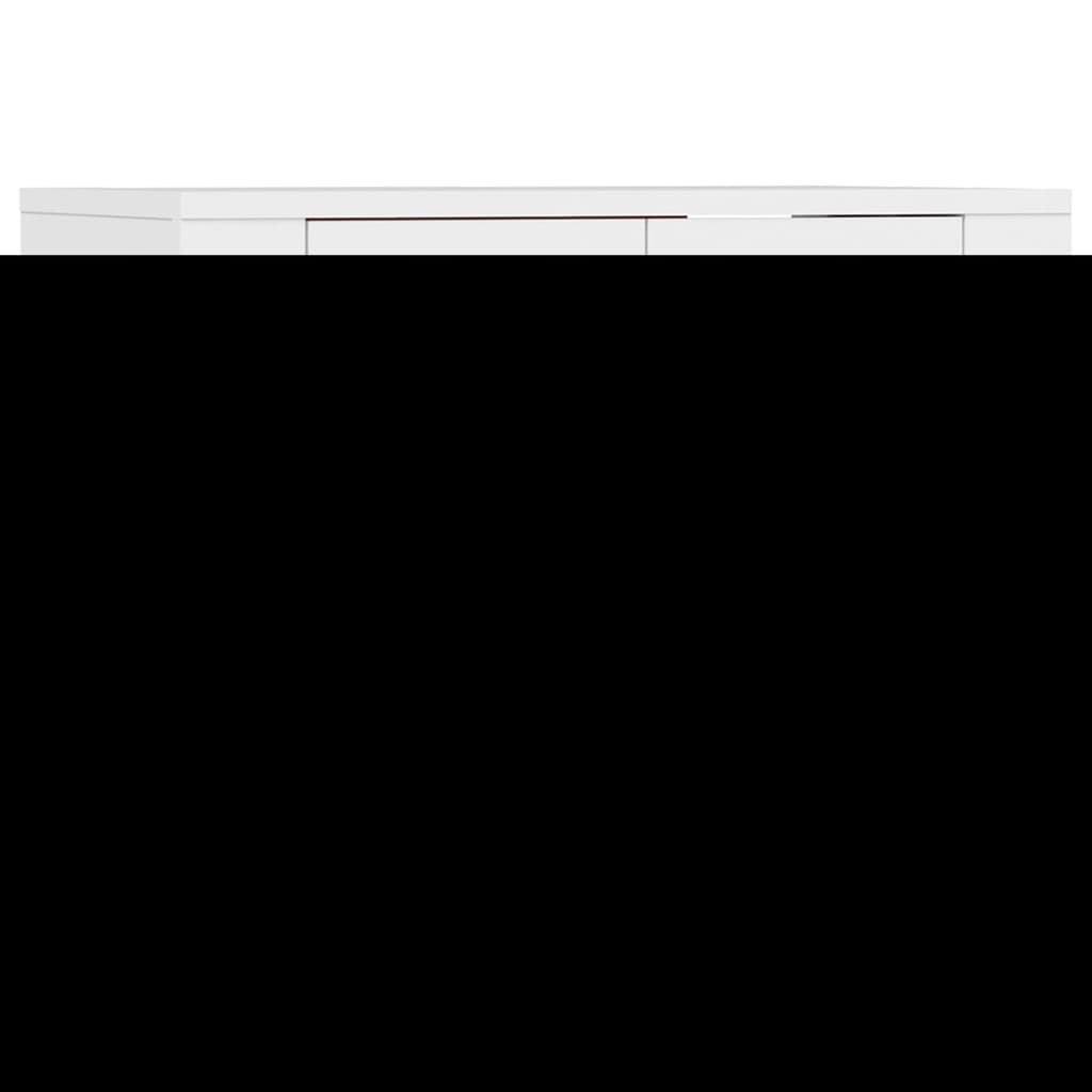 Mobili Porta TV a Parete 2 pz Bianco 57x34,5x40 cm