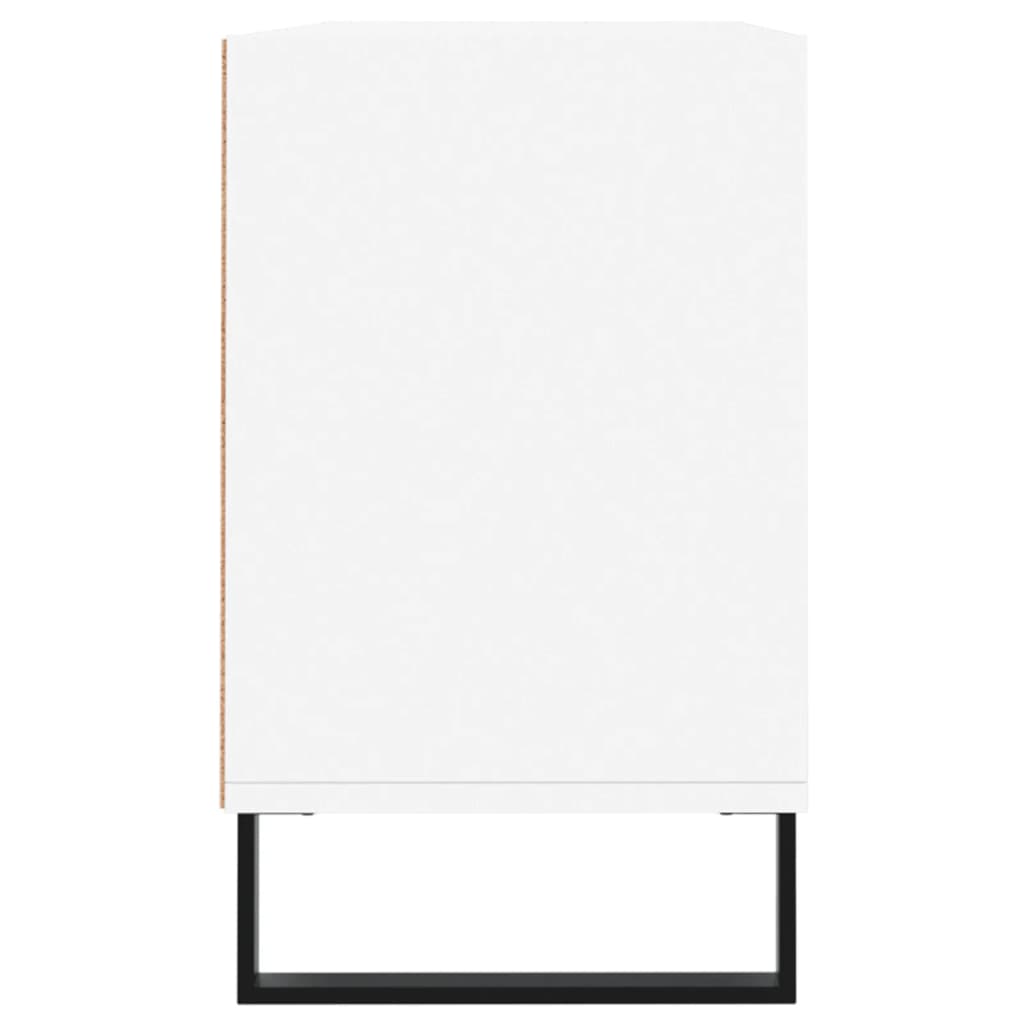Mobile Porta TV Bianco 103,5x30x50 cm in Legno Multistrato