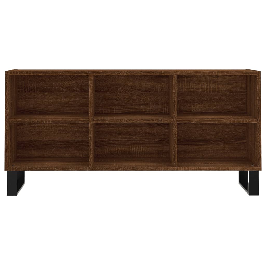 Mobile Porta TV Rovere Marrone 103,5x30x50 cm Legno Multistrato