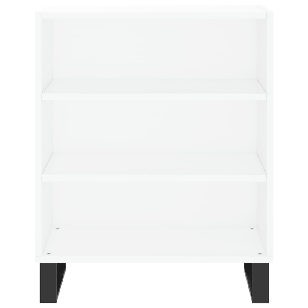 Credenza Bianca 57x35x70 cm in Legno Multistrato