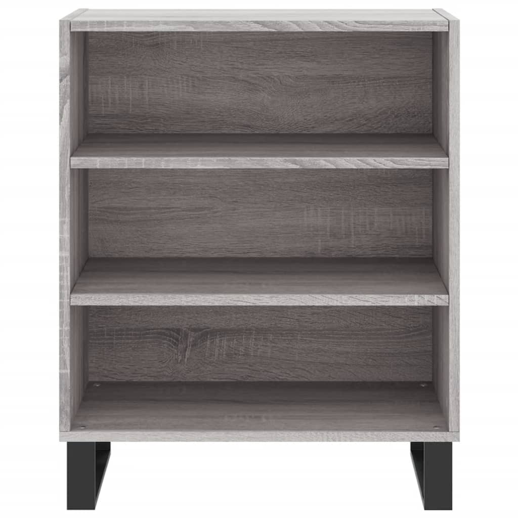 Credenza Grigio Sonoma 57x35x70 cm in Legno Multistrato