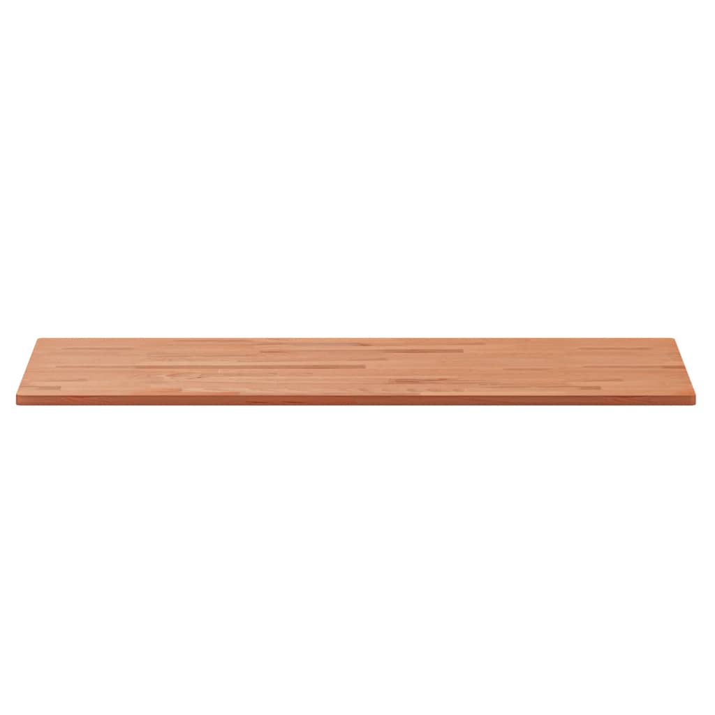 Piano Tavolo 100x50x1,5cm Rettangolare Legno Massello Faggio