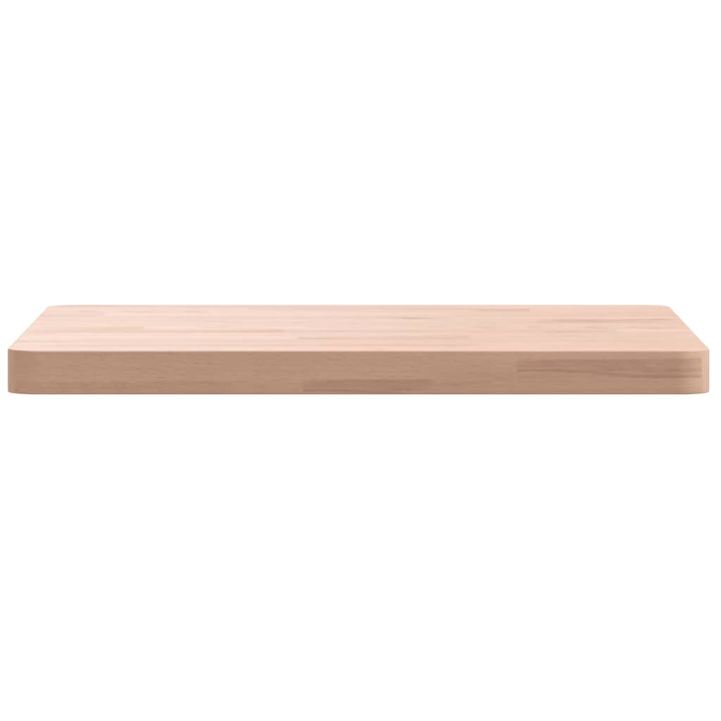 Piano per Tavolo 40x40x2,5 cm Quadrato Legno Massello di Faggio