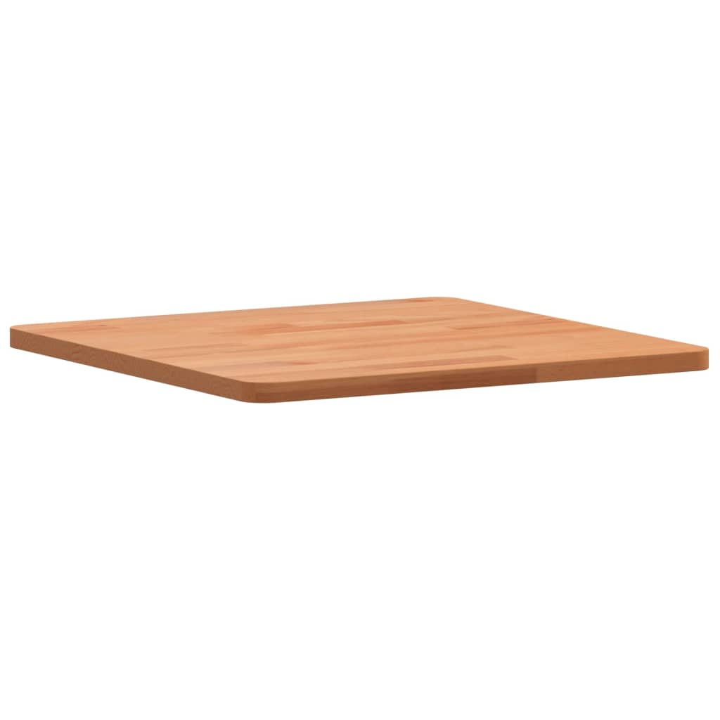 Piano per Tavolo 40x40x1,5 cm Quadrato Legno Massello di Faggio