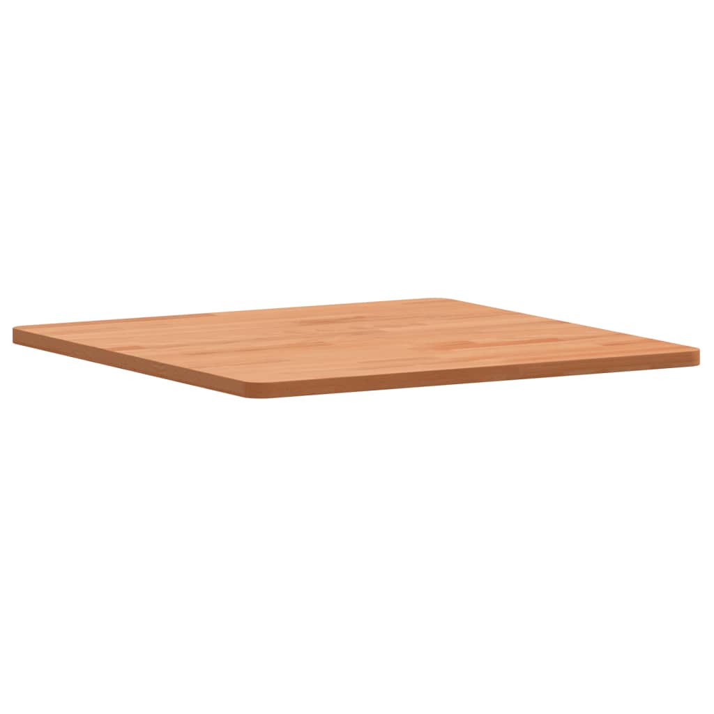 Piano per Tavolo 50x50x1,5 cm Quadrato Legno Massello di Faggio
