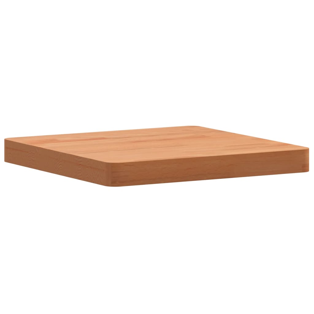 Piano per Tavolo 40x40x4 cm Quadrato Legno Massello di Faggio