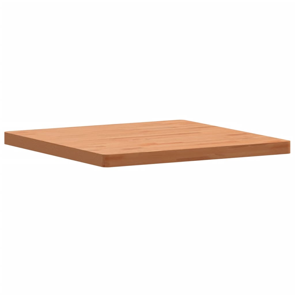 Piano per Tavolo 70x70x4 cm Quadrato Legno Massello di Faggio