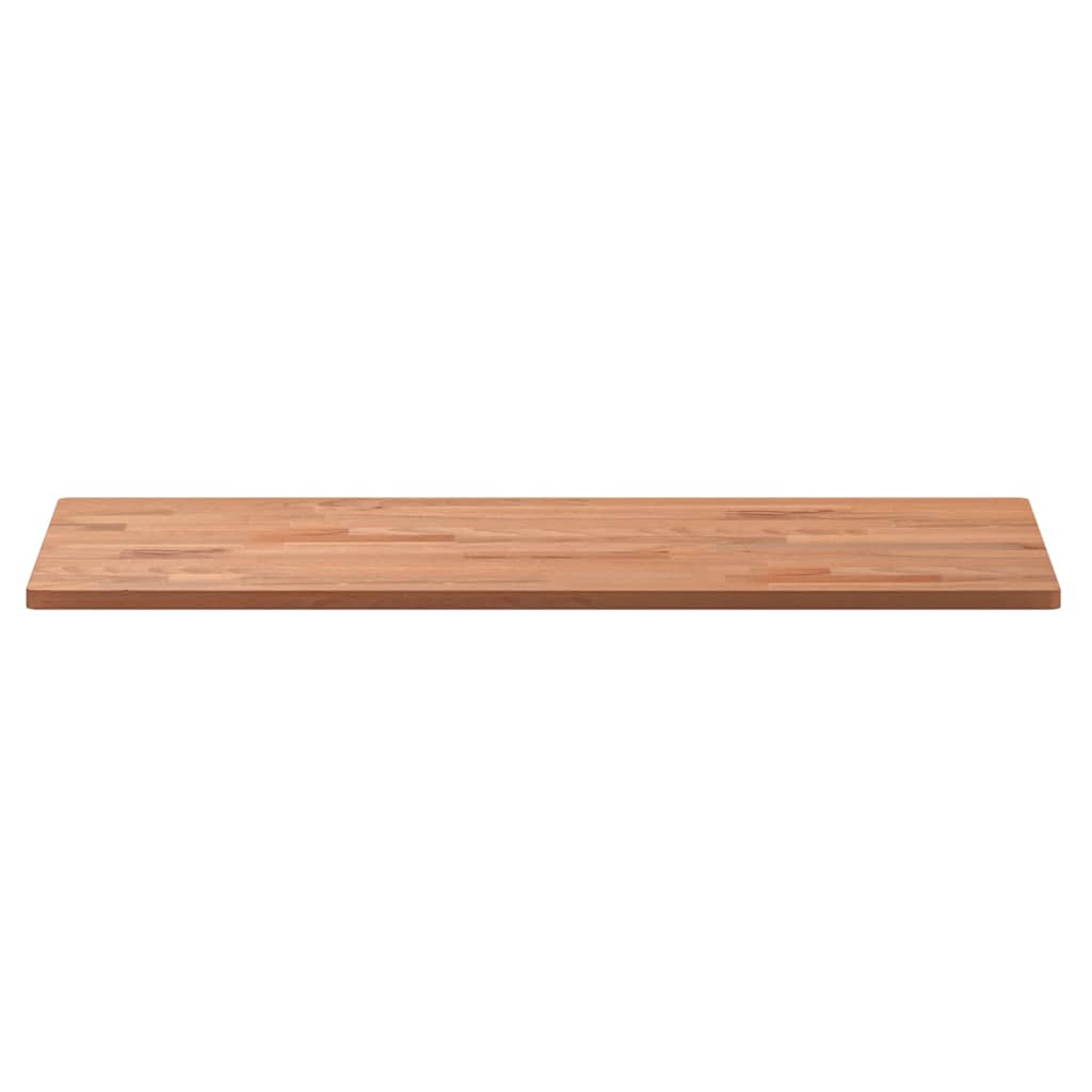Piano Bagno 80x40x1,5 cm Legno Massello di Faggio