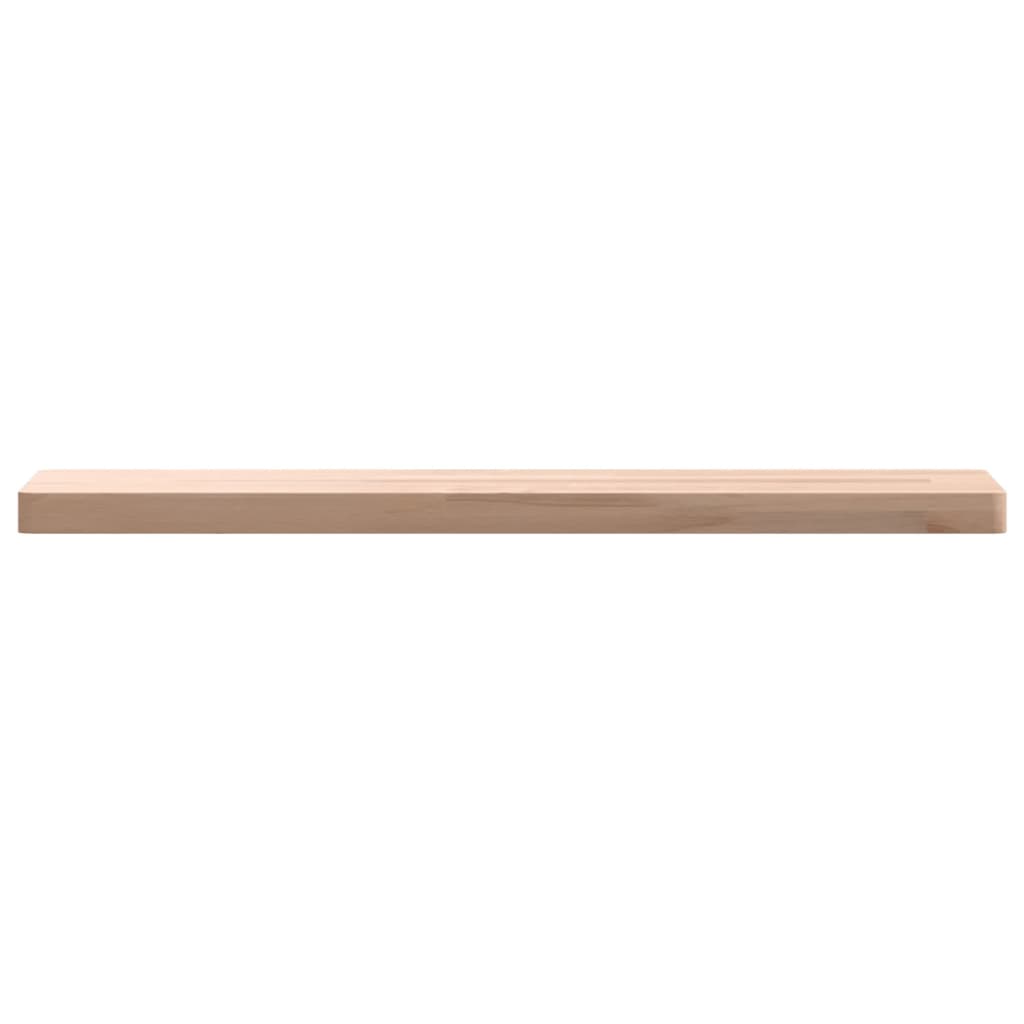 Mensola a Parete 60x20x2,5 cm in Legno Massello di Faggio