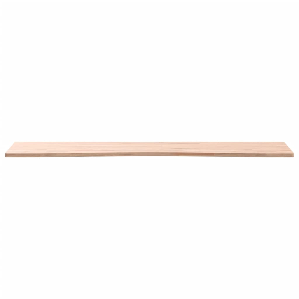 Piano per Scrivania 110x(55-60)x1,5 cm Legno Massello di Faggio