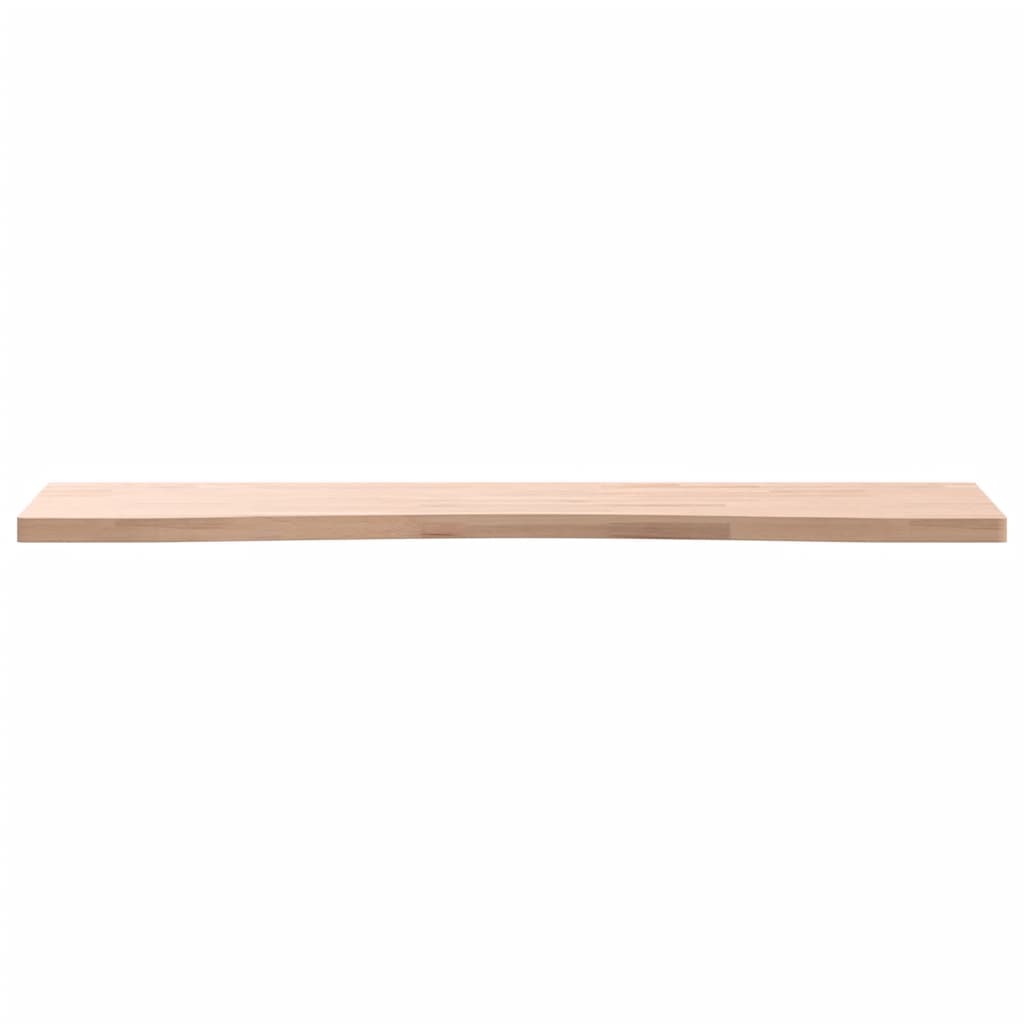 Piano per Scrivania 100x(45-50)x2,5 cm Legno Massello di Faggio