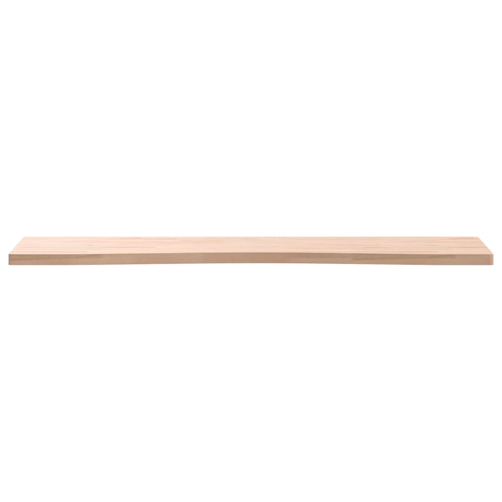 Piano per Scrivania 110x(50-55)x2,5 cm Legno Massello di Faggio