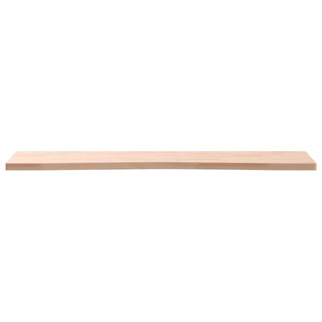 Piano per Scrivania 110x(55-60)x2,5 cm Legno Massello di Faggio