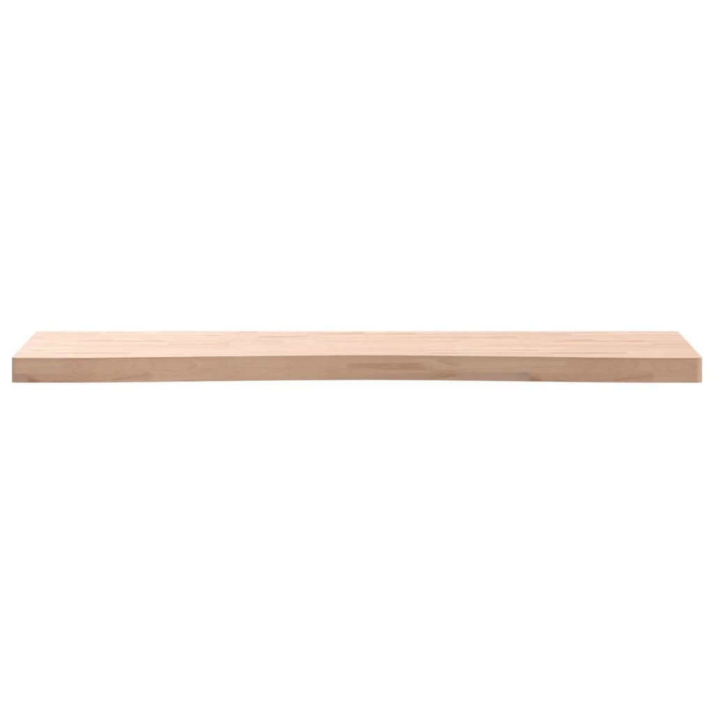 Piano per Scrivania 110x(55-60)x4 cm Legno Massello di Faggio