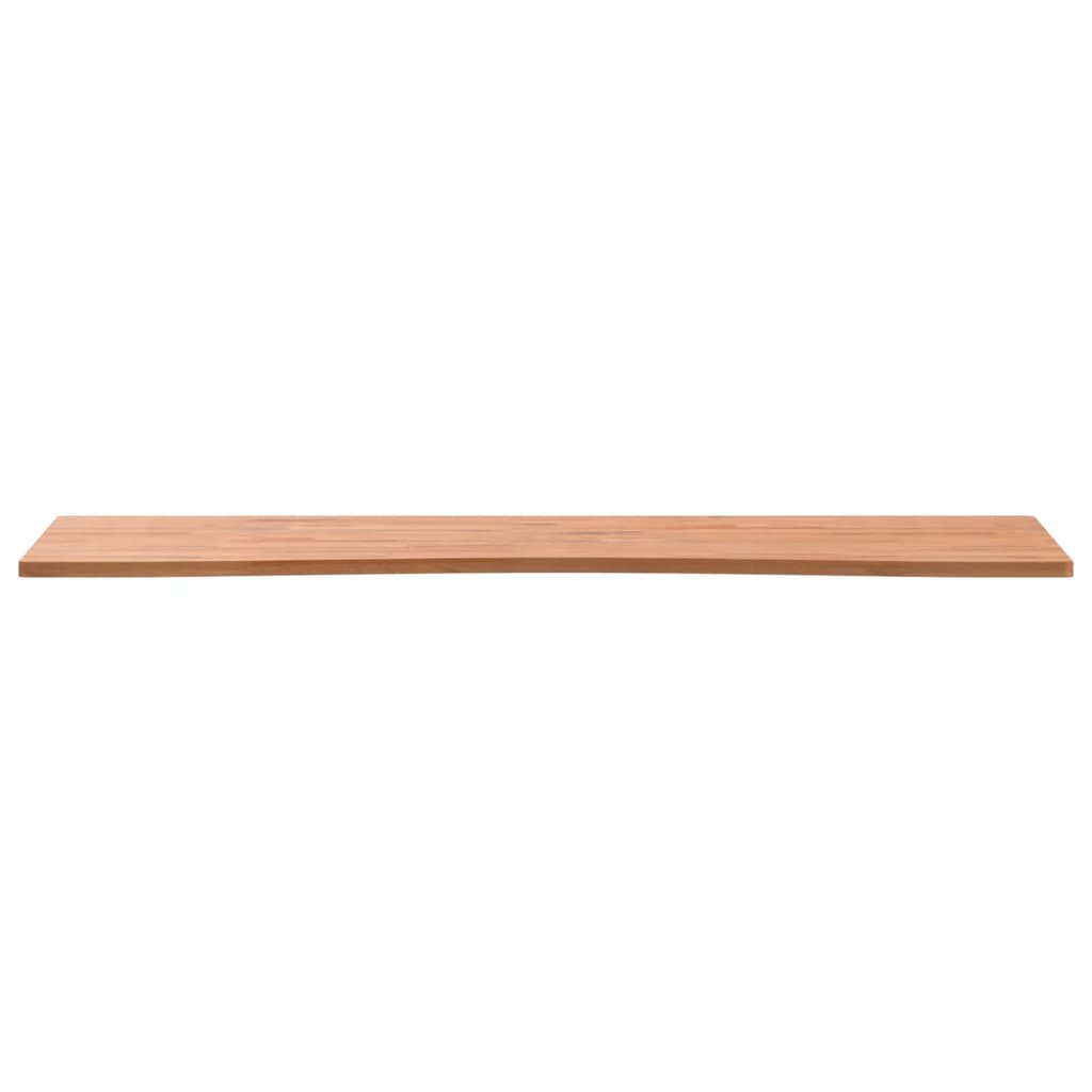 Piano per Scrivania 100x(55-60)x1,5 cm Legno Massello di Faggio