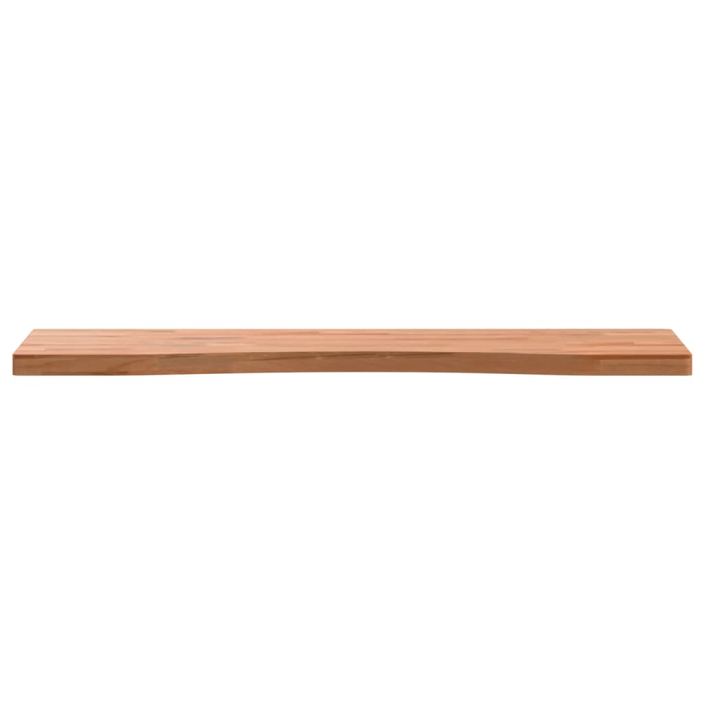 Piano per Scrivania 80x(36-40)x2,5 cm Legno Massello di Faggio