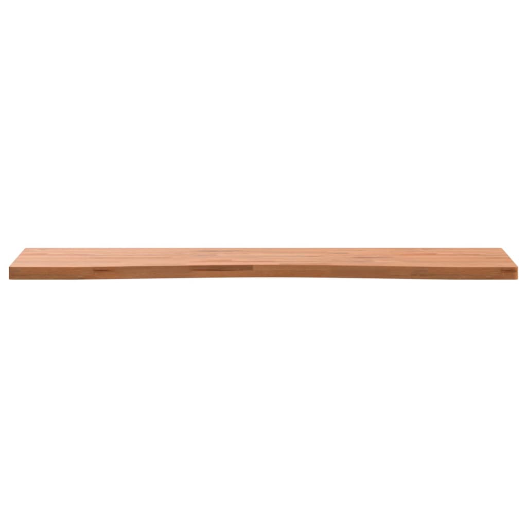 Piano per Scrivania 100x(45-50)x2,5 cm Legno Massello di Faggio