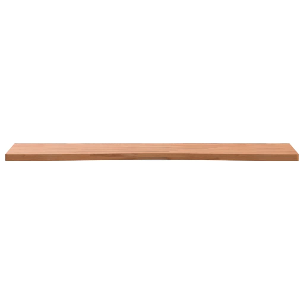 Piano per Scrivania 110x(50-55)x2,5 cm Legno Massello di Faggio