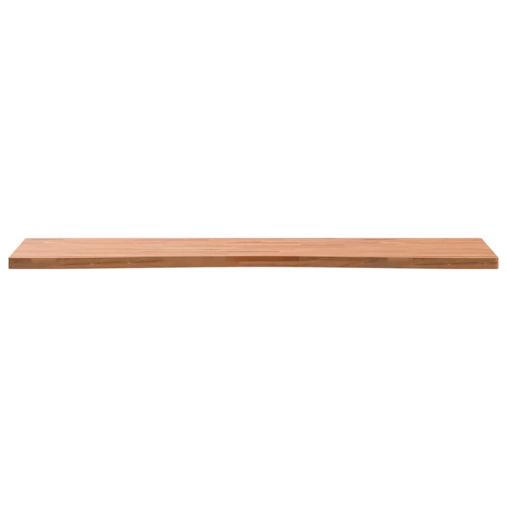 Piano per Scrivania 110x(55-60)x2,5 cm Legno Massello di Faggio