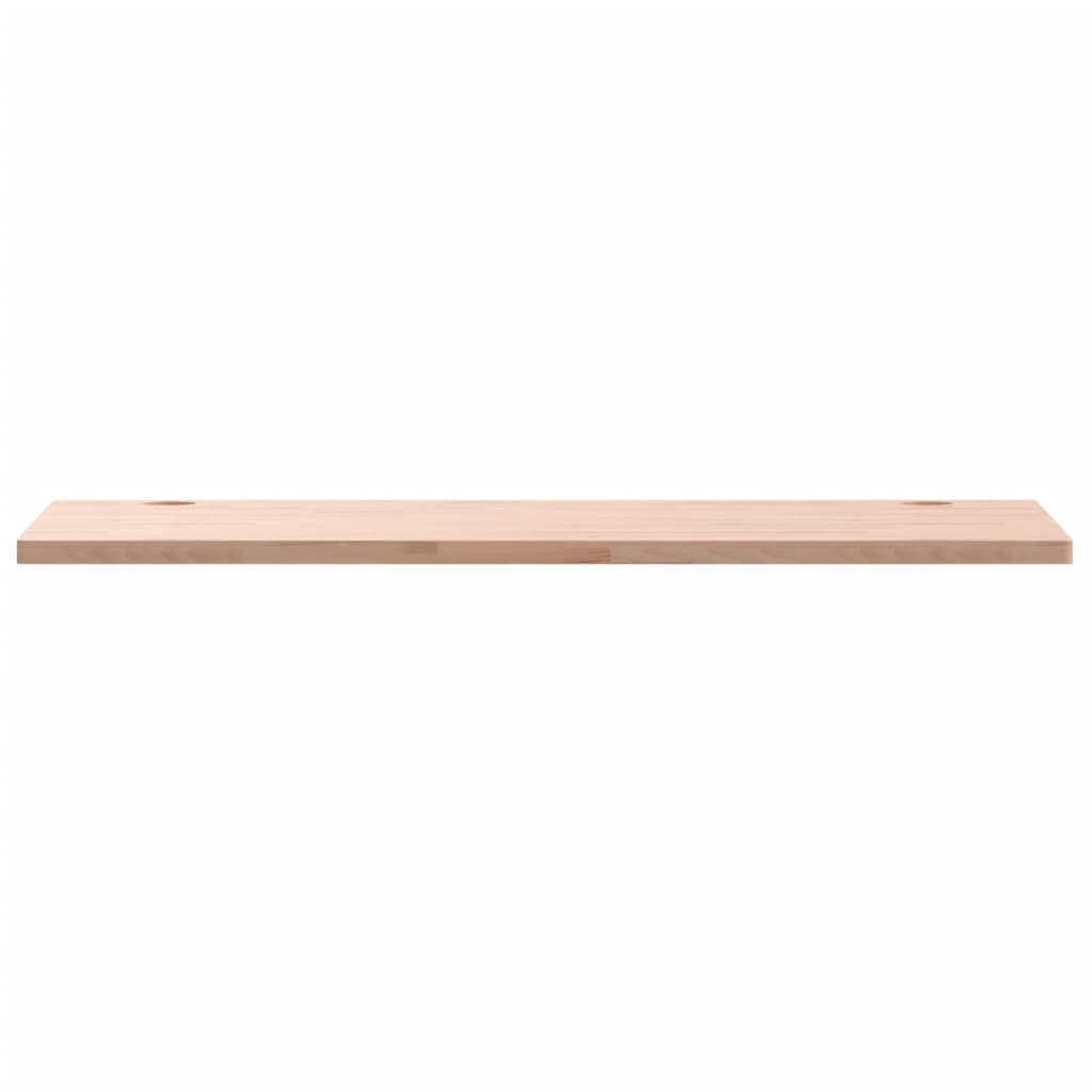 Piano Scrivania 110x60x2,5 cm in Legno Massello di Faggio