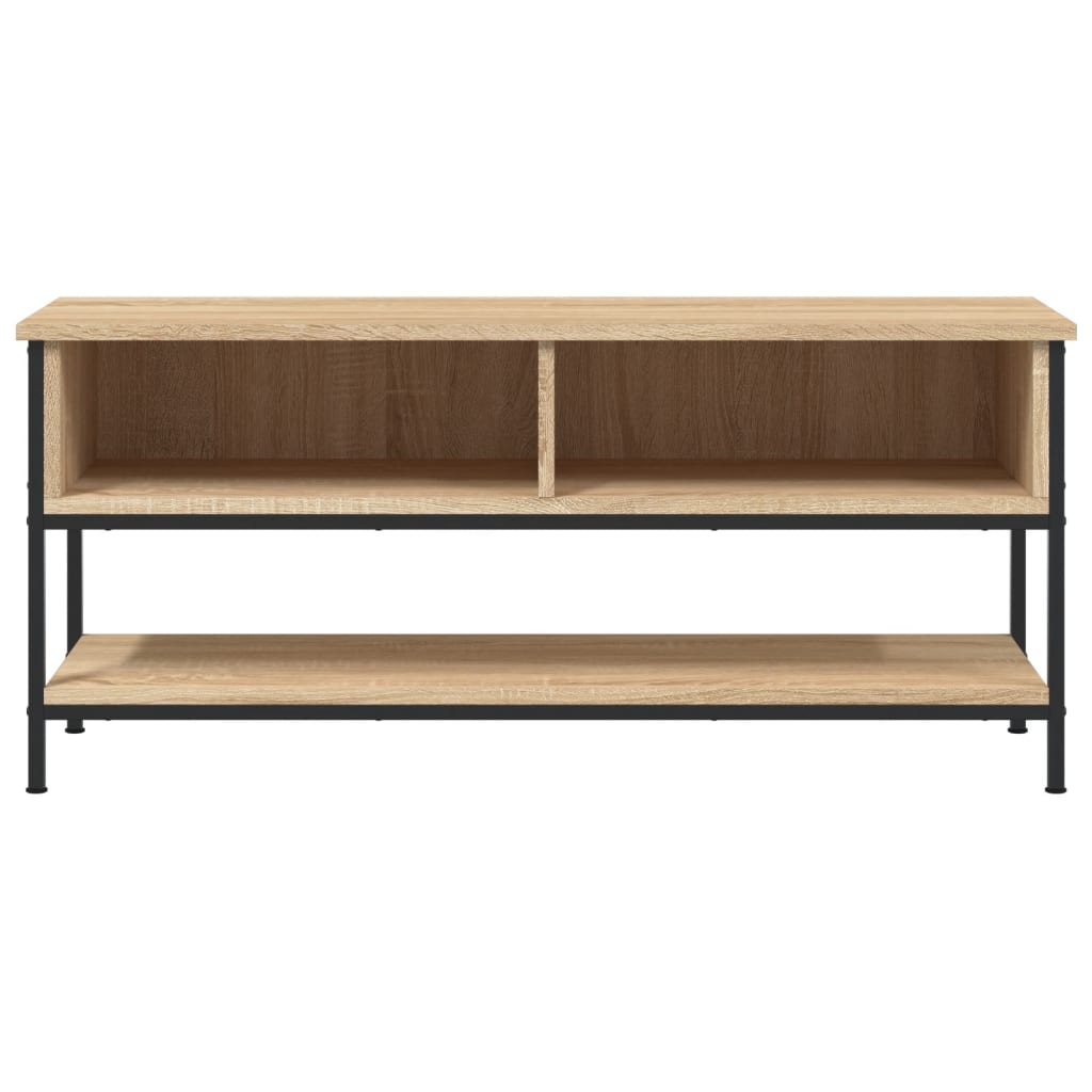 Mobile Porta TV Rovere Sonoma 100x35x45 cm in Legno Multistrato