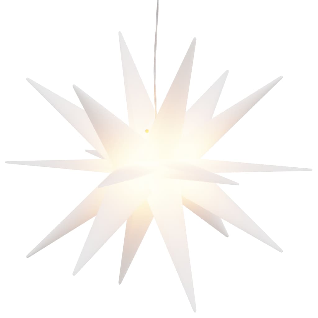 Luci di Natale con LED 3 pz Pieghevoli Bianche 43 cm