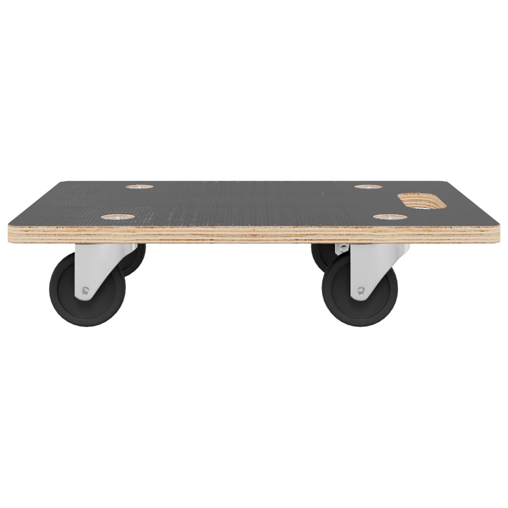 Pedane di Trasporto 2 pz Rettangolari 80x55x11,5 cm 250 kg