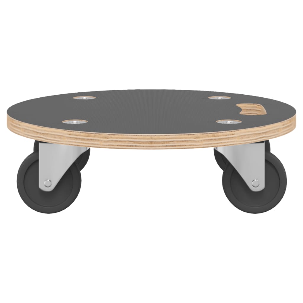 Pedane di Trasporto 2 pz Rotonde Ø38x11,5 cm 250 kg